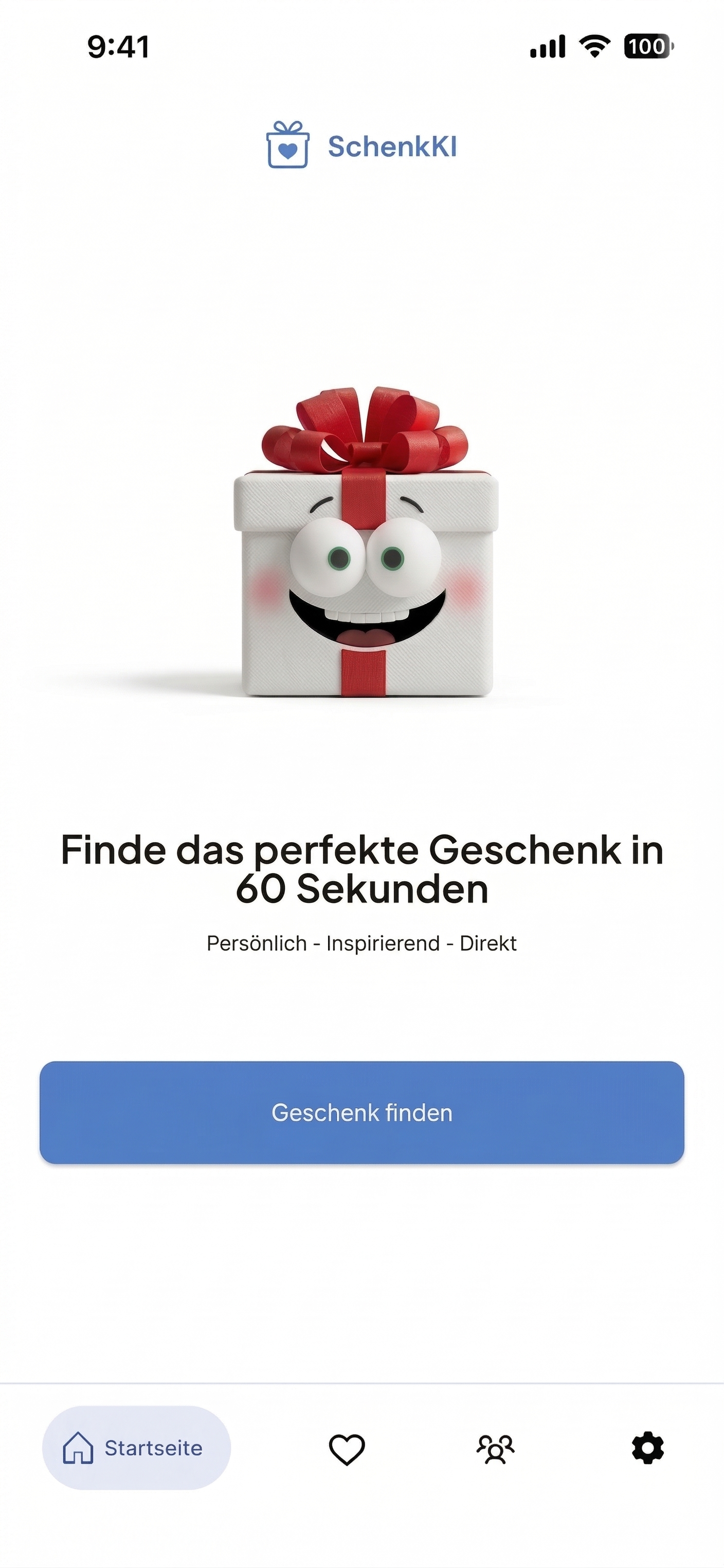 SchenkKI App – personalisierte Geschenkideen in 60 Sekunden